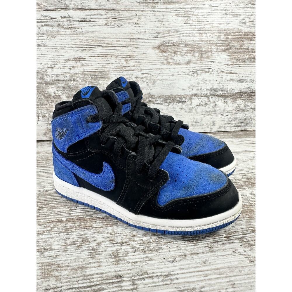 Toddler Nike Air Jordan 1 Retro High OG Royal Reimagined Blue Sneakers Sz 10C